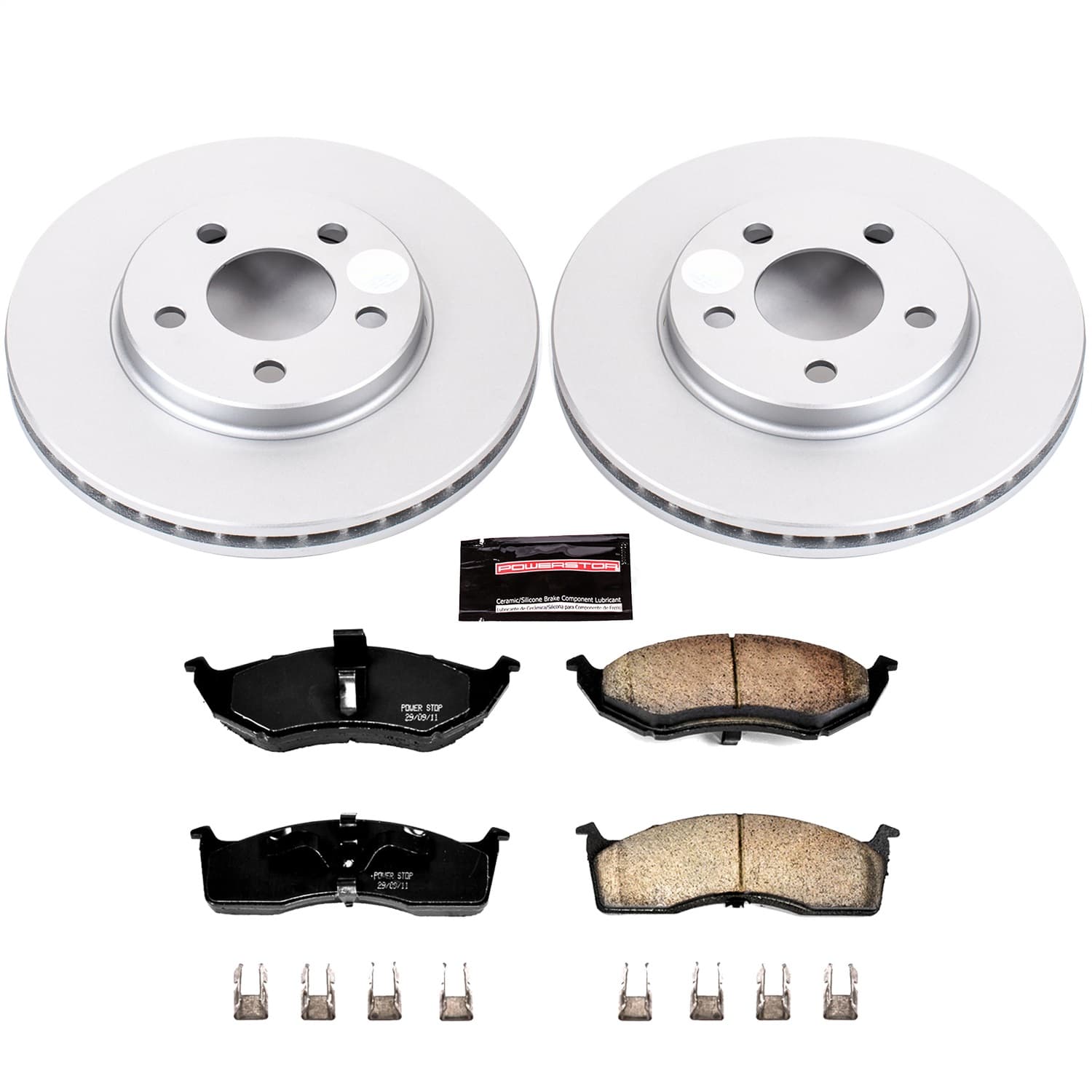 Power Stop - CRK3143 - Front - Disc Brake Pad and Rotor Kit image 1