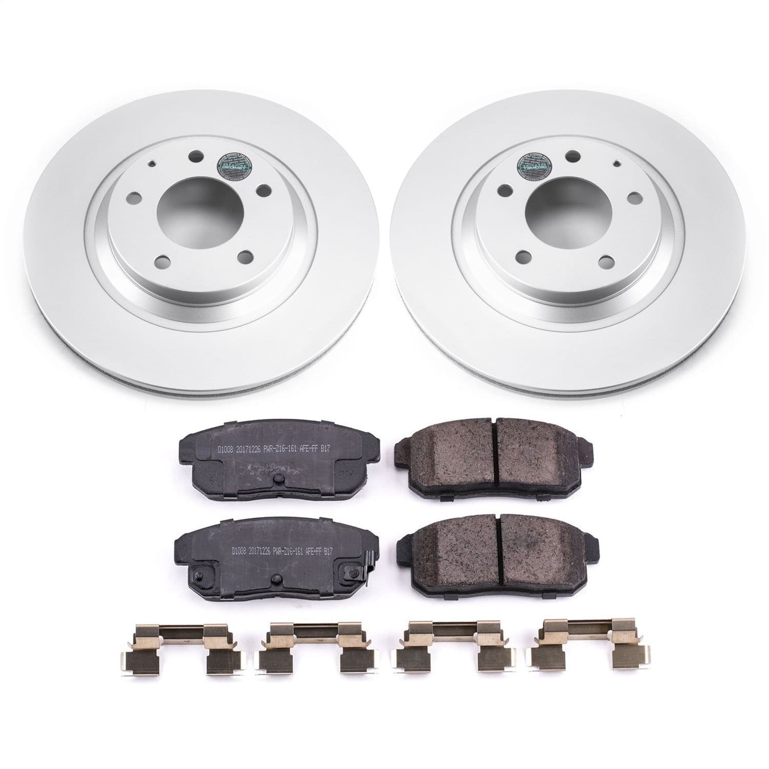 Power Stop - CRK3146 - Rear - Disc Brake Pad and Rotor Kit image 1