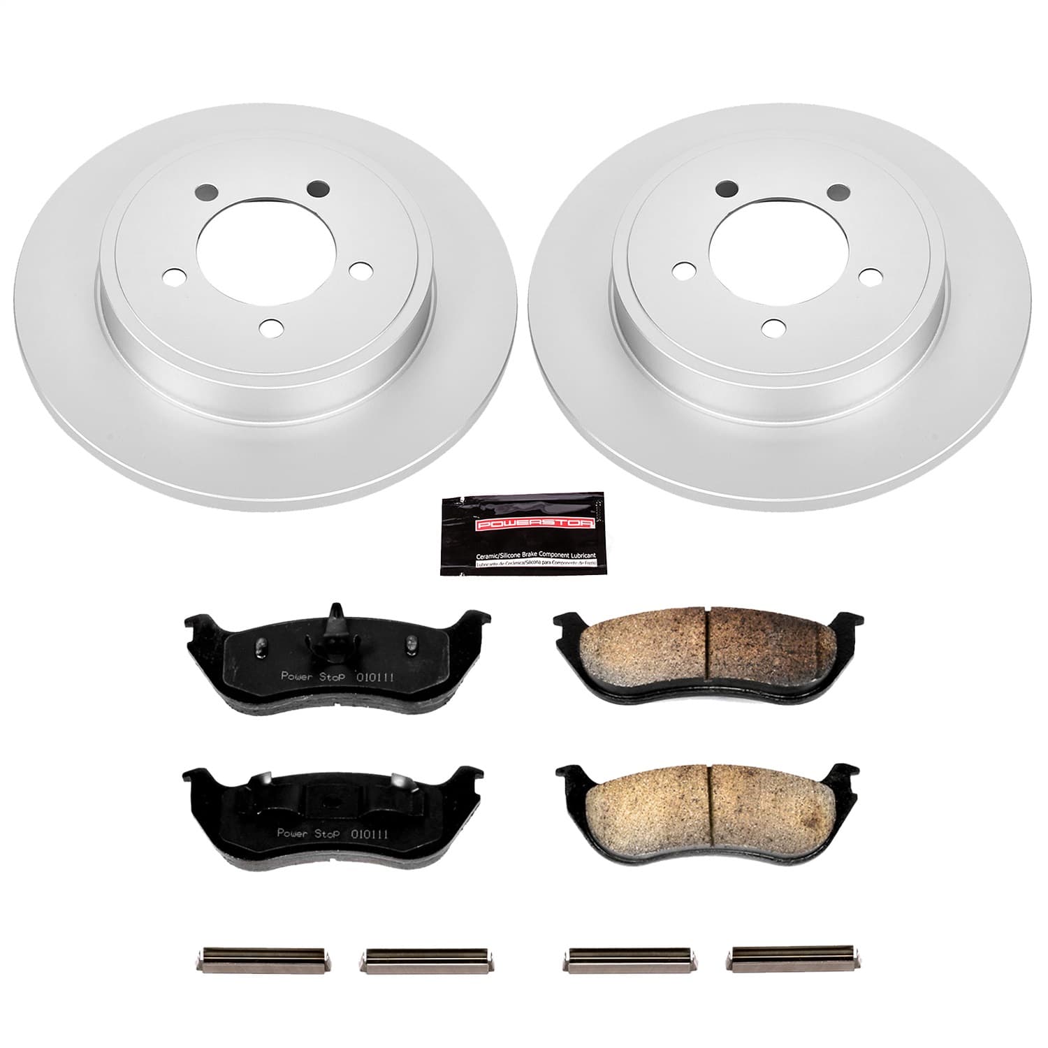 Power Stop - CRK3150 - Rear - Disc Brake Pad and Rotor Kit image 1