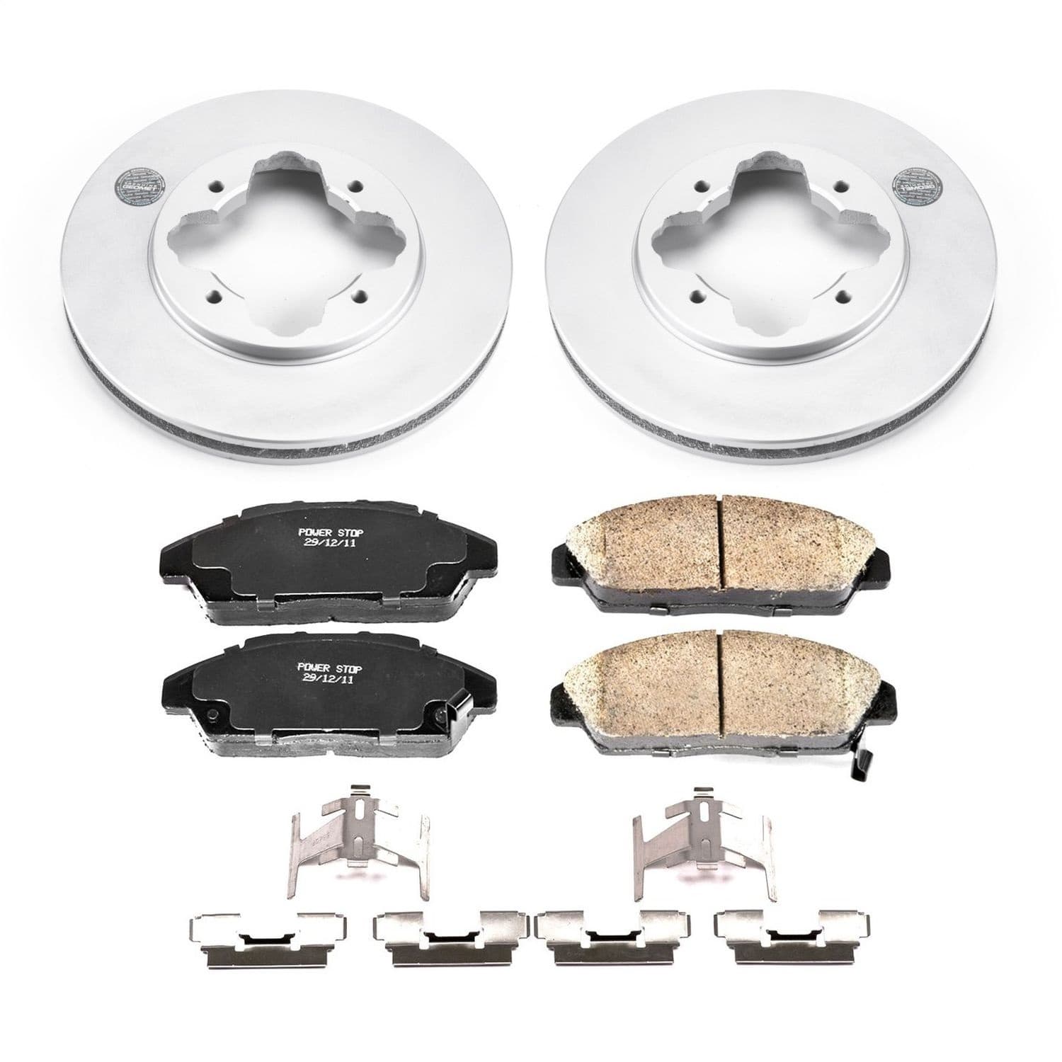 Power Stop - CRK3164 - Front - Disc Brake Pad and Rotor Kit image 1