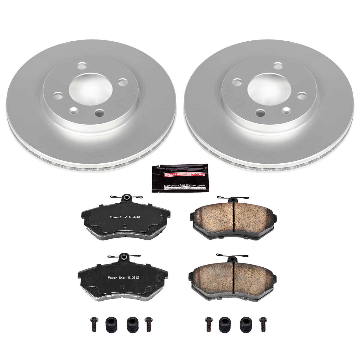 Power Stop - CRK374 - Front - Disc Brake Pad and Rotor Kit image 1