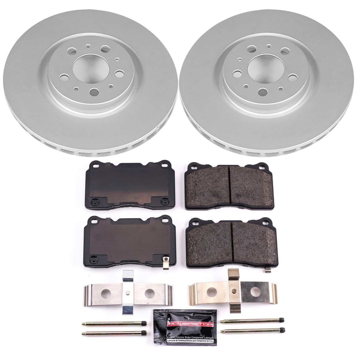 Power Stop - CRK4548 - Front - Disc Brake Pad and Rotor Kit image 1
