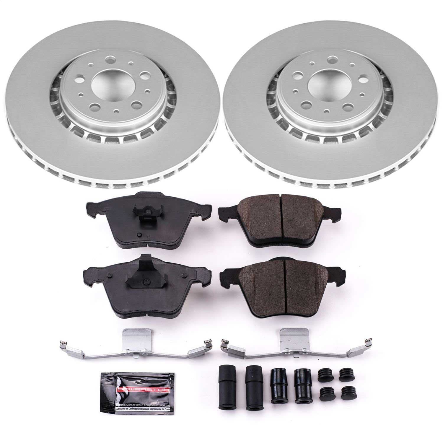 Power Stop - CRK4552 - Front - Disc Brake Pad and Rotor Kit image 1