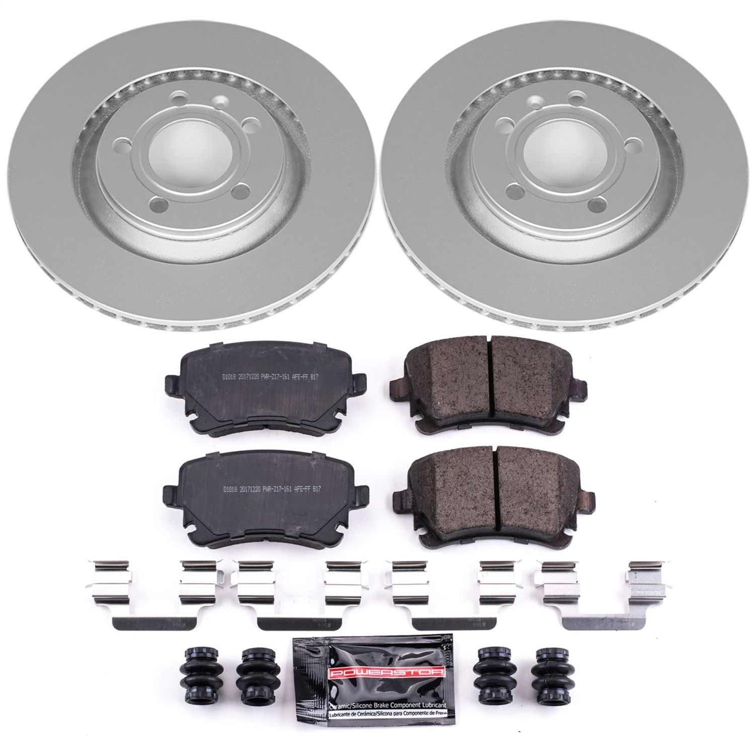 Power Stop - CRK4564 - Rear - Disc Brake Pad and Rotor Kit image 1