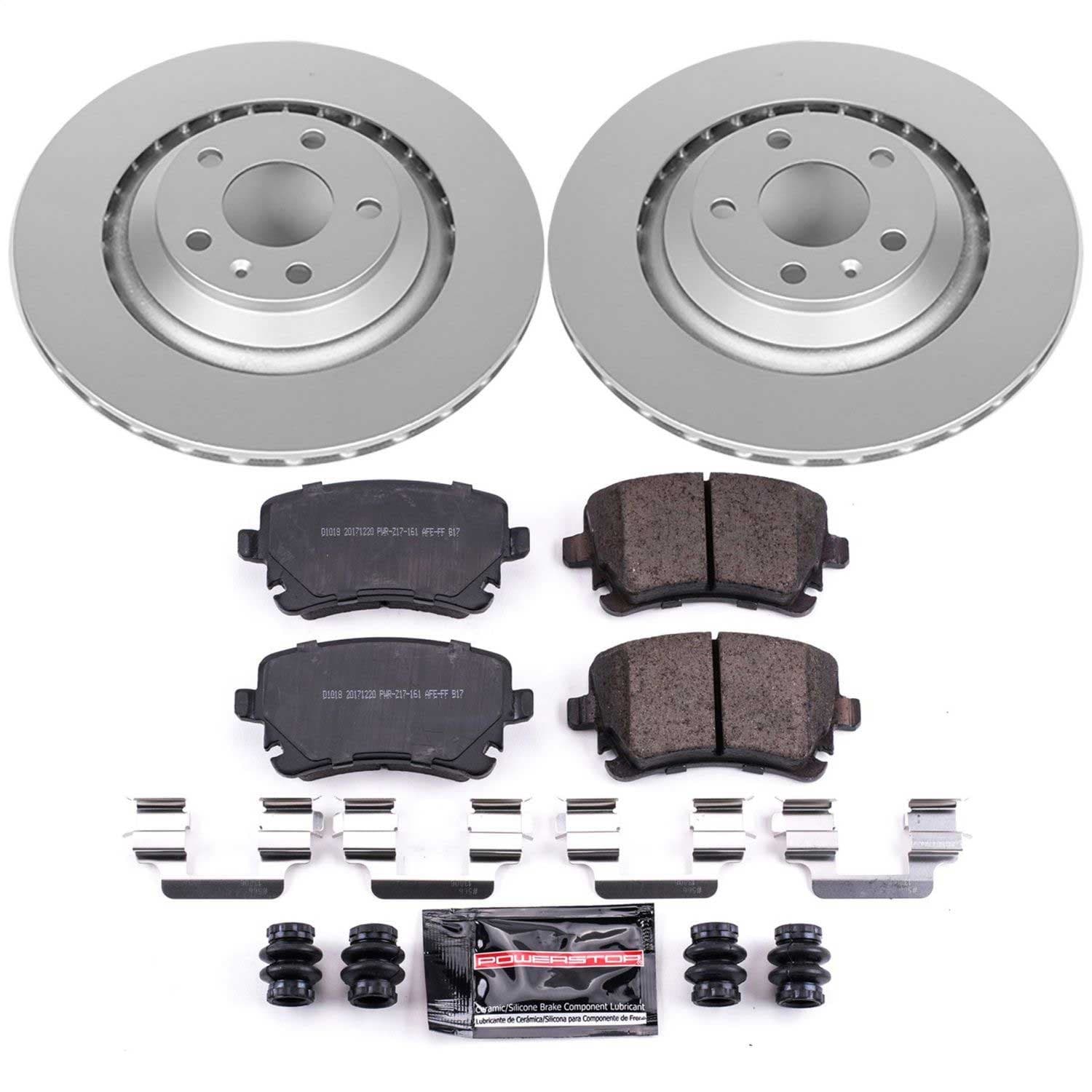 Power Stop - CRK4567 - Rear - Disc Brake Pad and Rotor Kit image 1