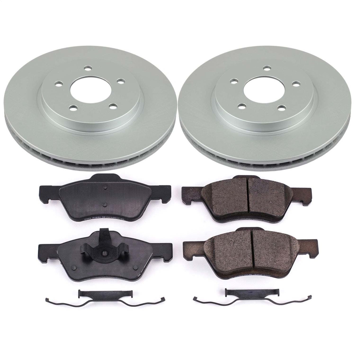 Power Stop - CRK4580 - Front - Disc Brake Pad and Rotor Kit image 1