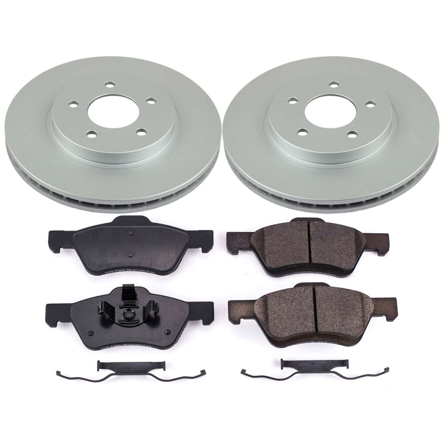 Power Stop - CRK4581 - Front - Disc Brake Pad and Rotor Kit image 1