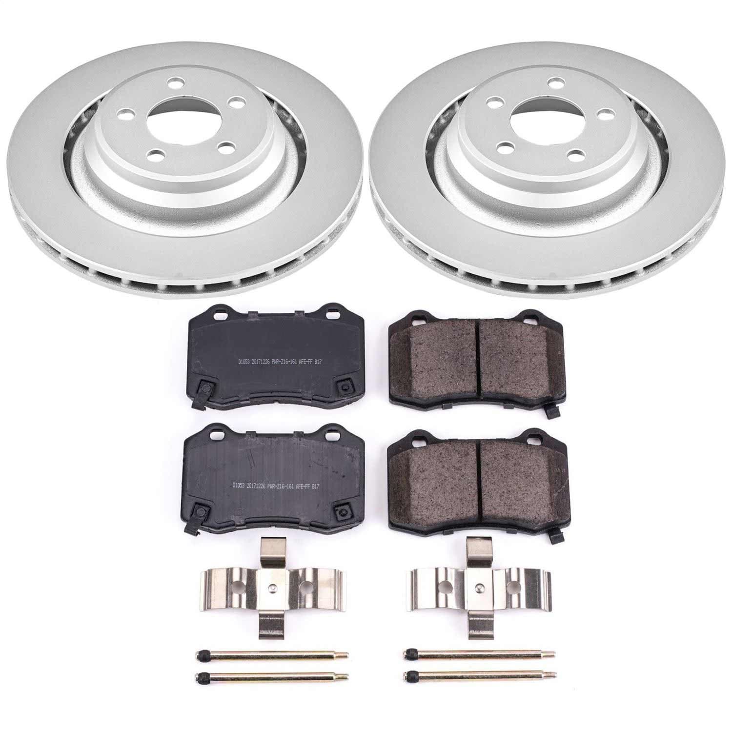 Power Stop - CRK4583 - Rear - Disc Brake Pad and Rotor Kit image 1