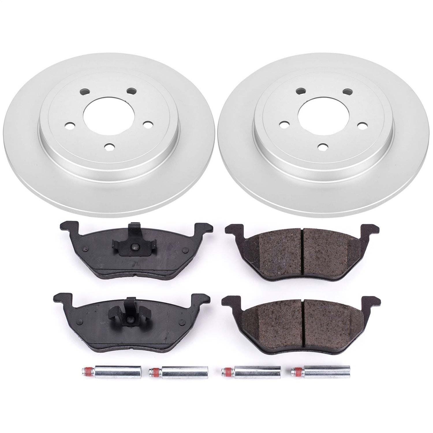Power Stop - CRK4585 - Rear - Disc Brake Pad and Rotor Kit image 1