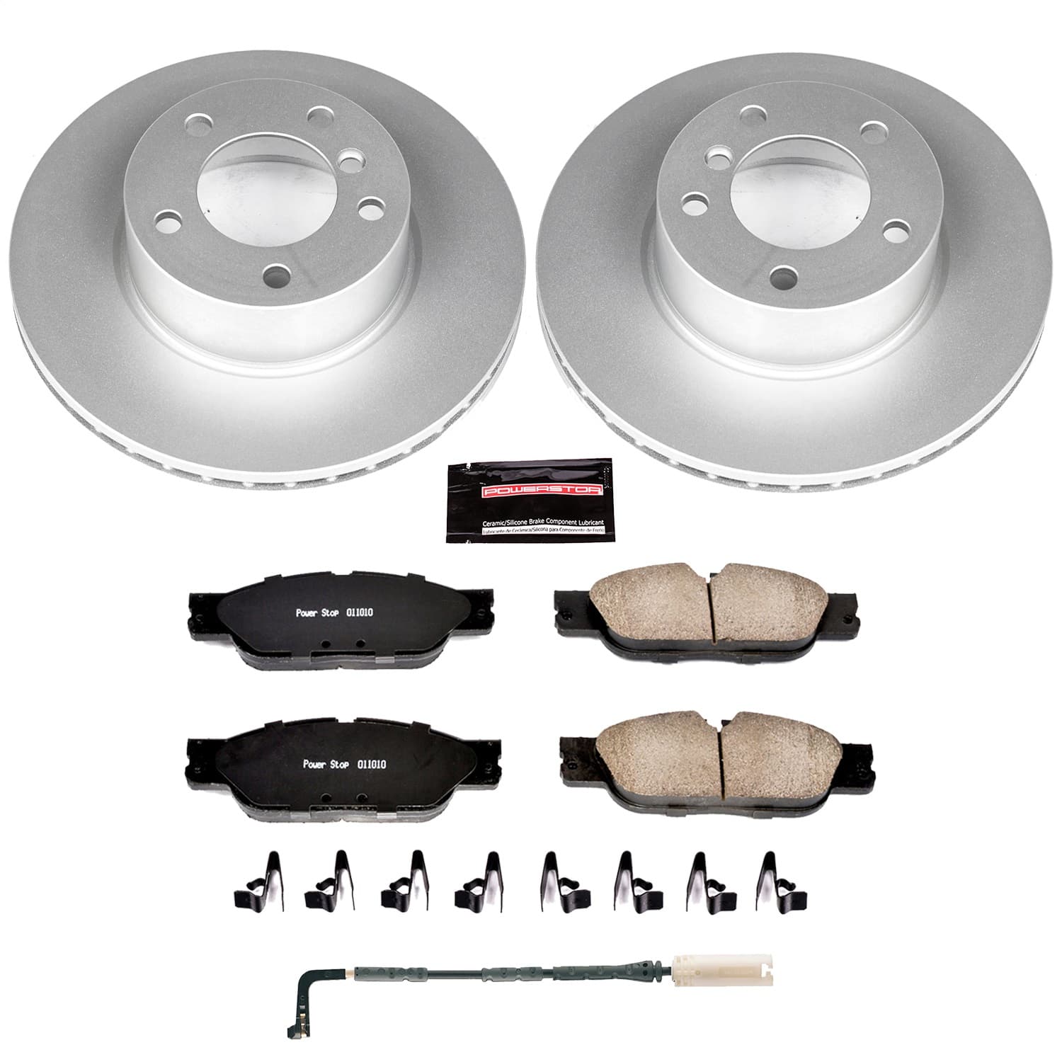 Power Stop - CRK4589 - Front - Disc Brake Pad and Rotor Kit image 1