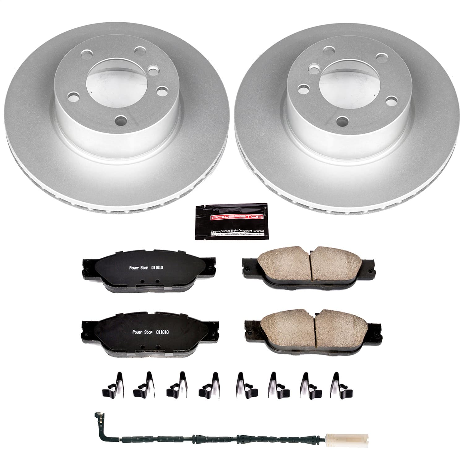 Power Stop - CRK4590 - Front - Disc Brake Pad and Rotor Kit image 1