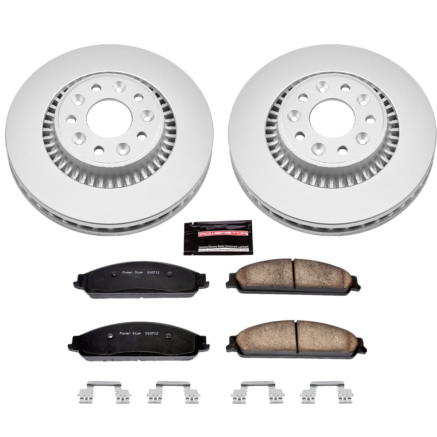 Power Stop - CRK4599 - Front - Disc Brake Pad and Rotor Kit image 1