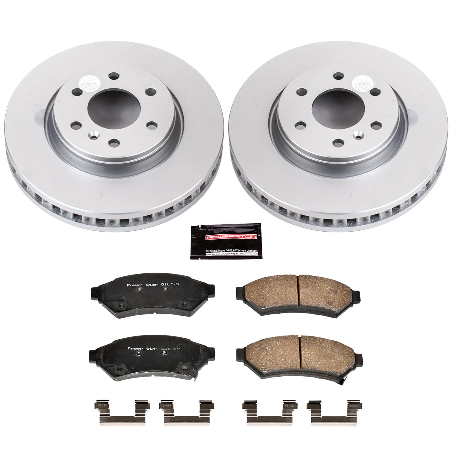 Power Stop - CRK4602 - Front - Disc Brake Pad and Rotor Kit image 1