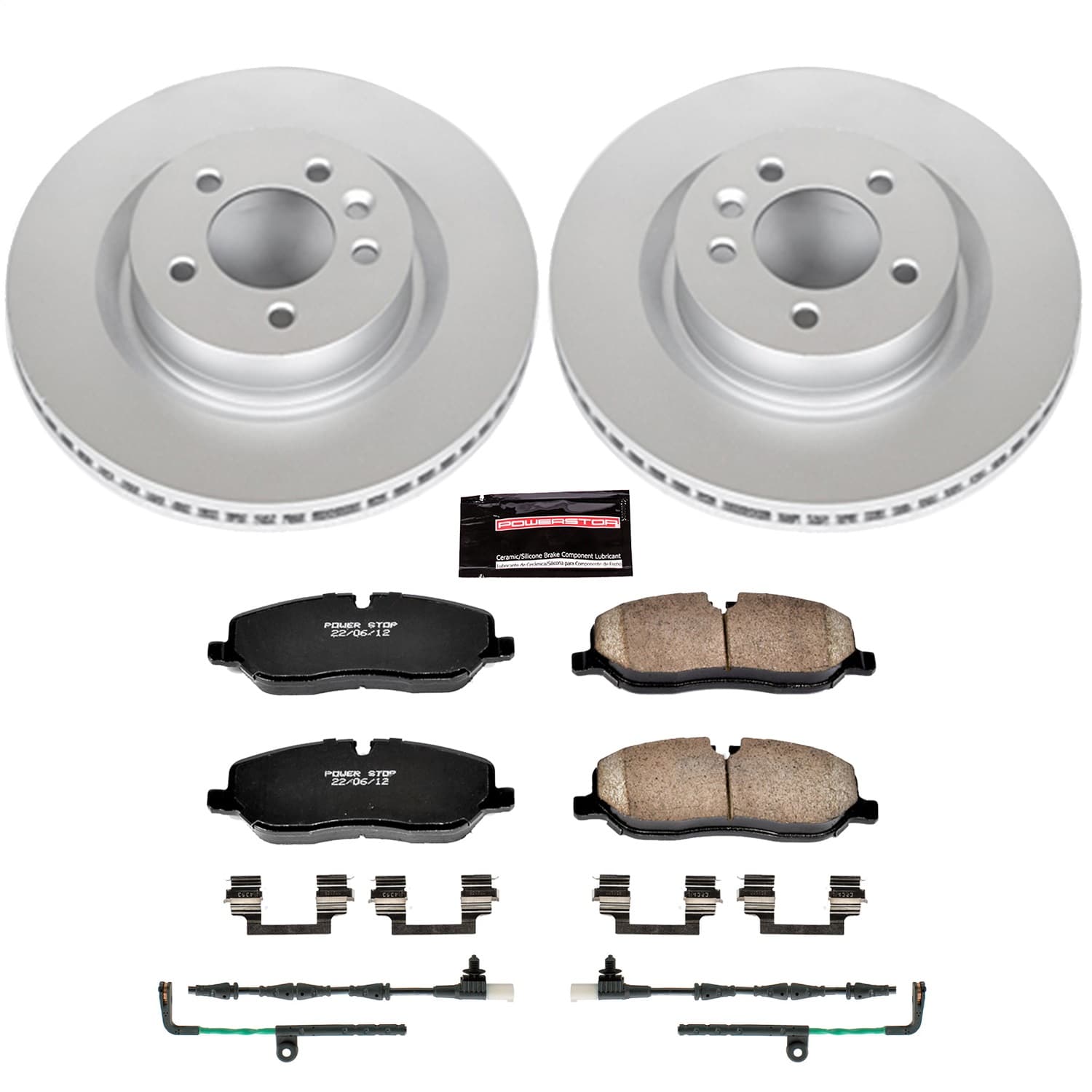 Power Stop - CRK4615 - Front - Disc Brake Pad and Rotor Kit image 1