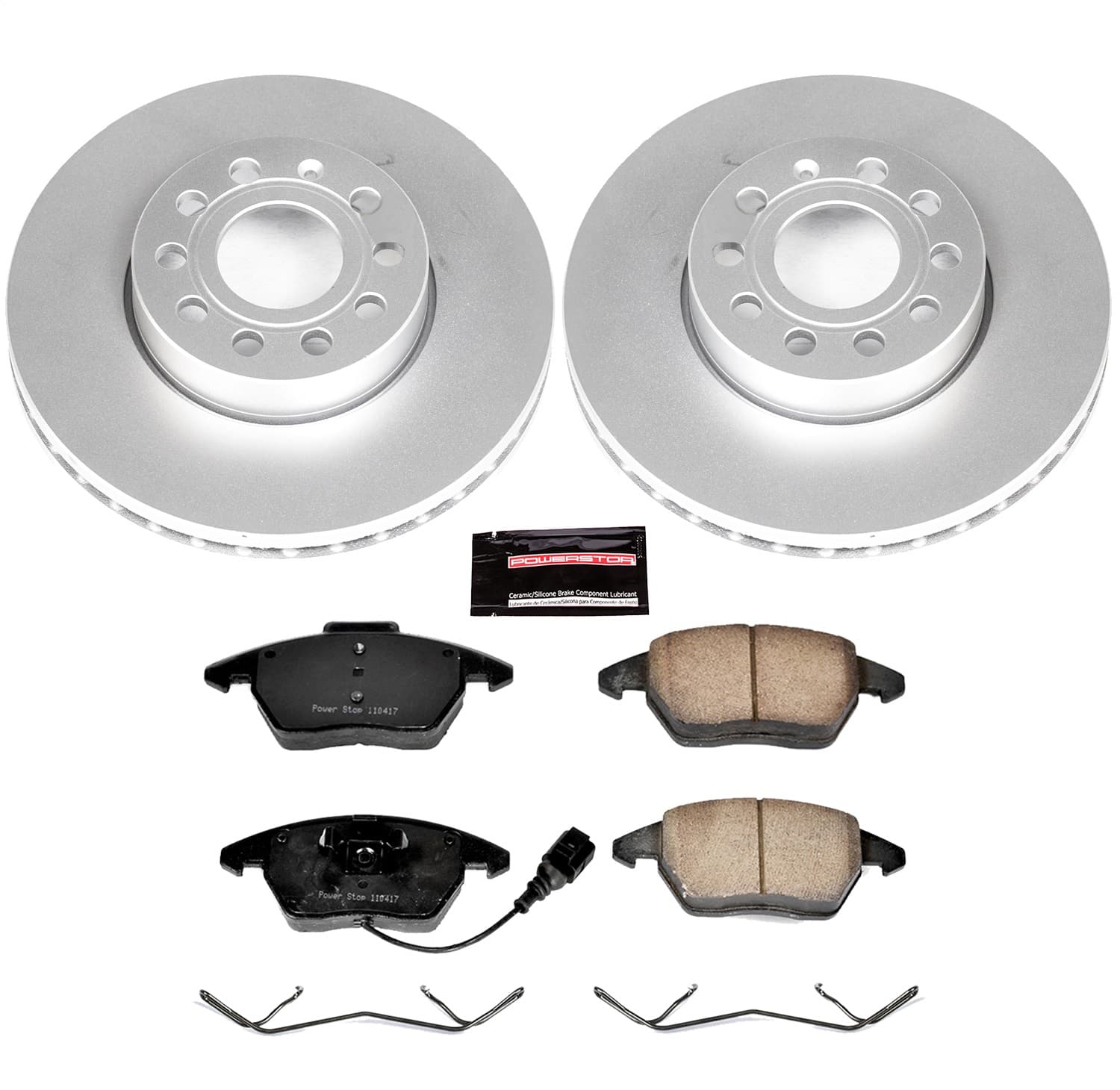 Power Stop - CRK4623 - Front - Disc Brake Pad and Rotor Kit image 1