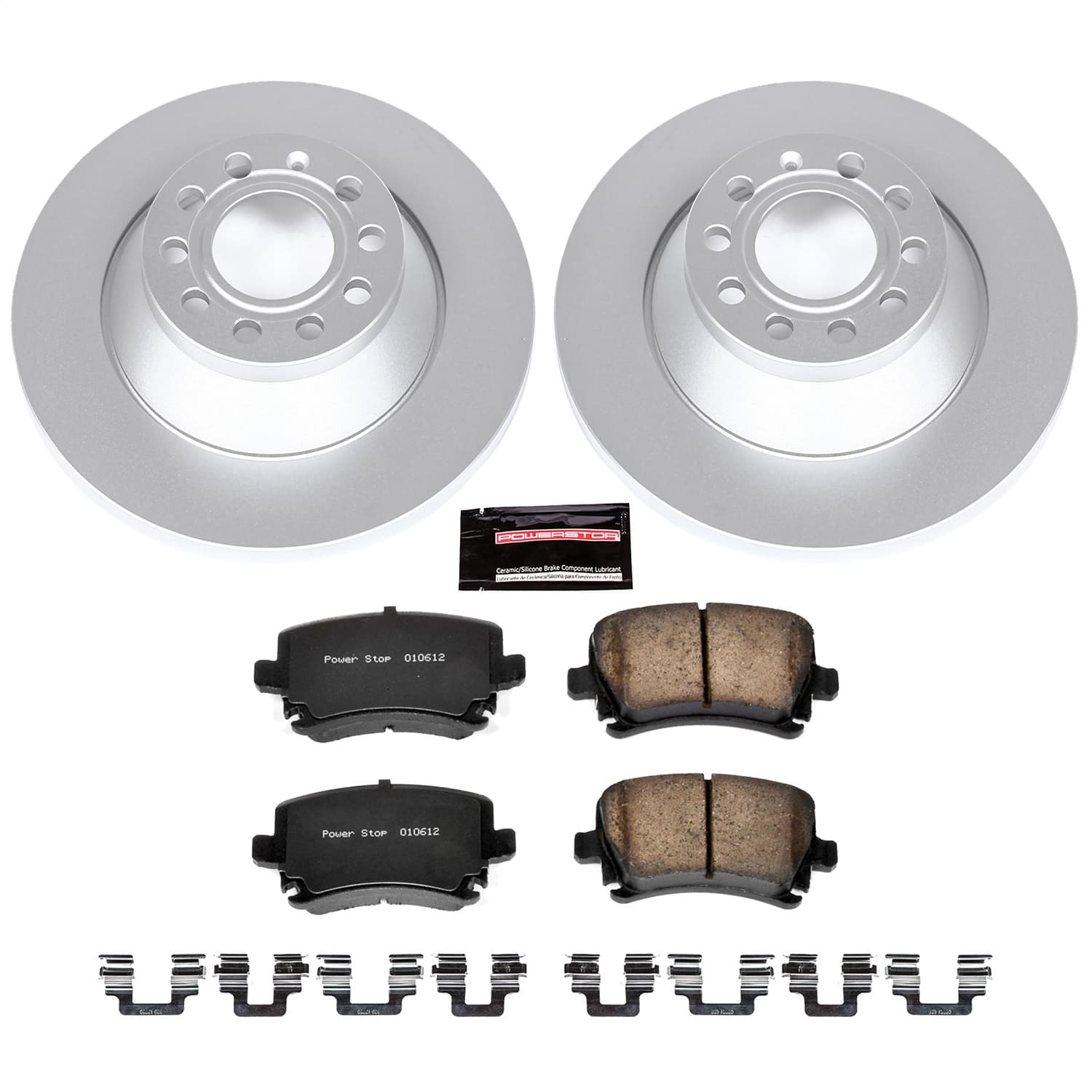 Power Stop - CRK4625 - Rear - Disc Brake Pad and Rotor Kit image 1