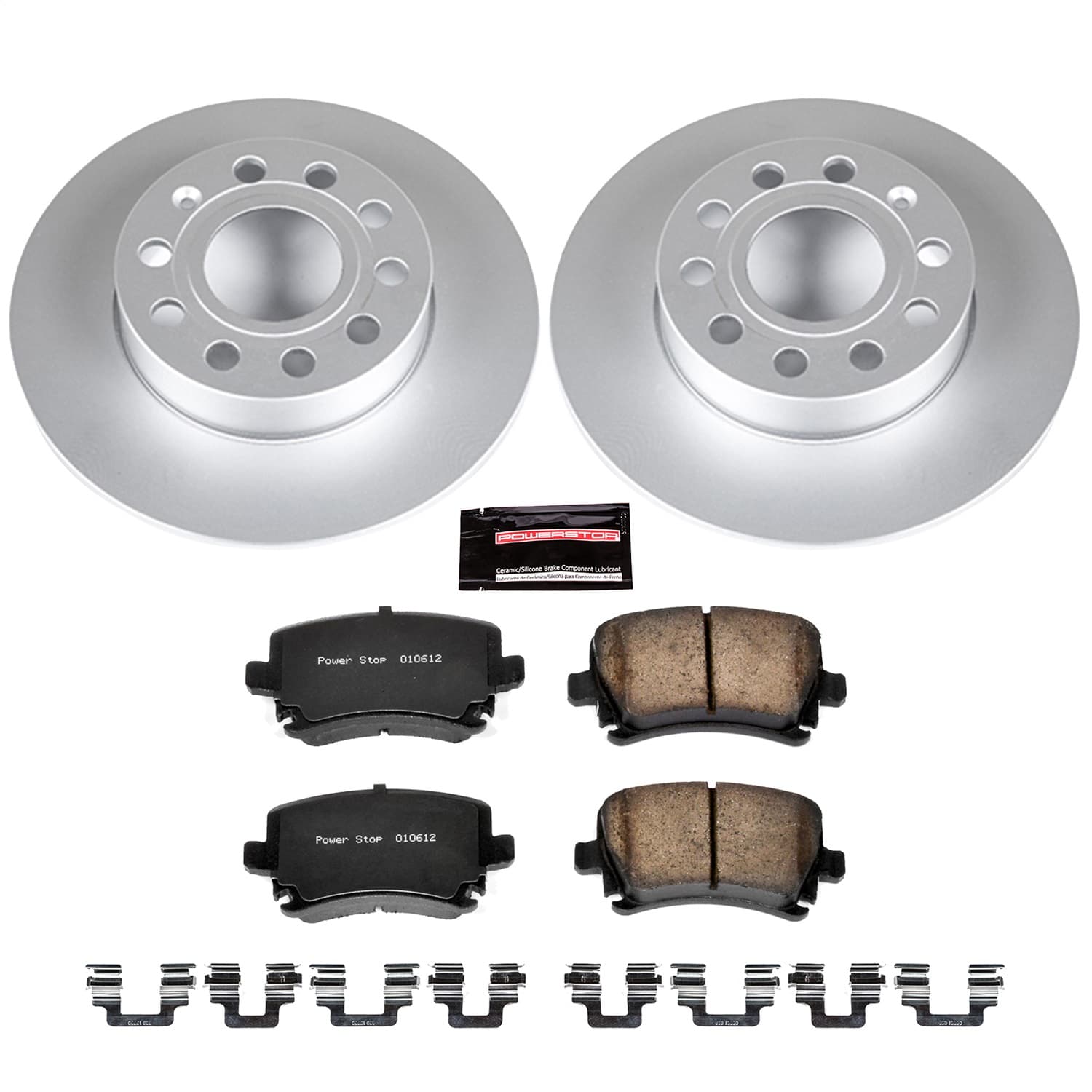 Power Stop - CRK4627 - Rear - Disc Brake Pad and Rotor Kit image 1