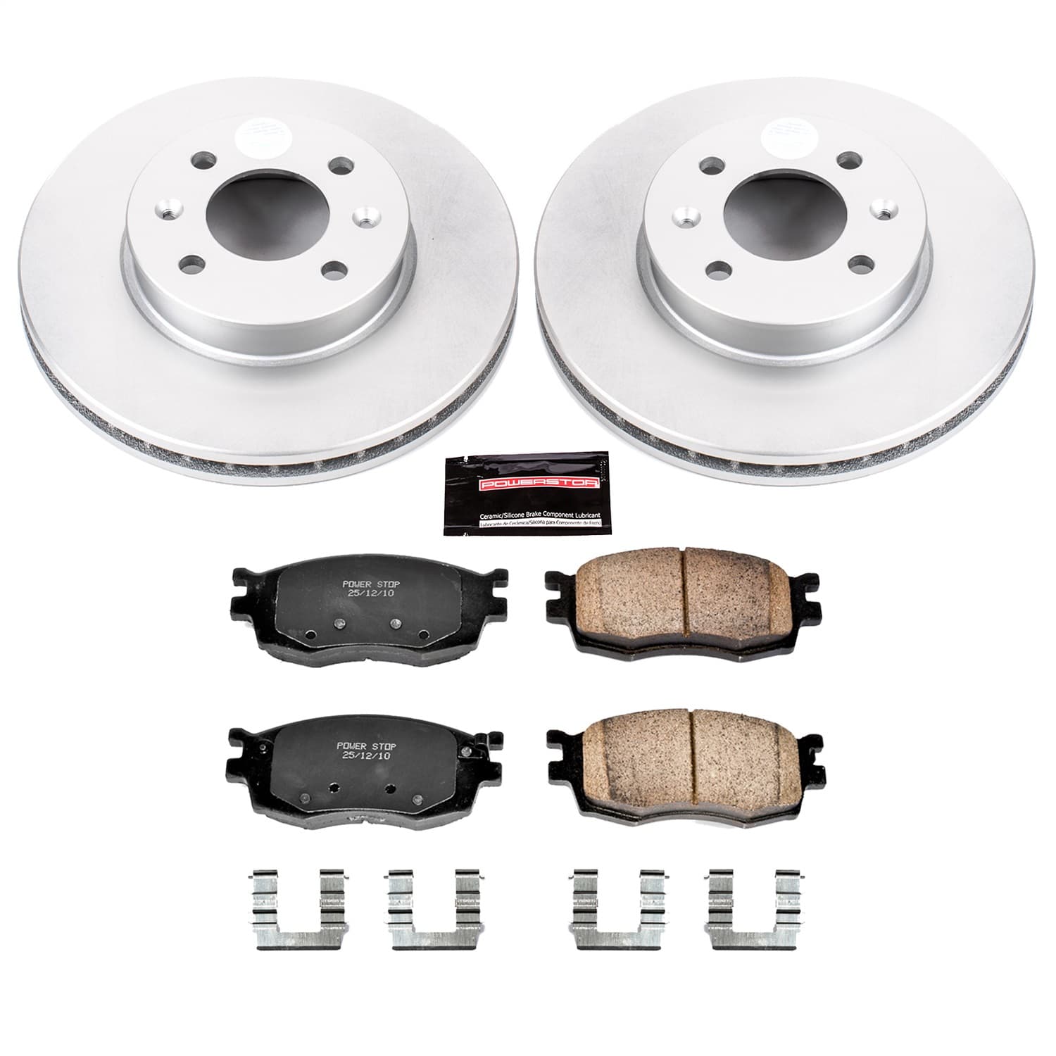 Power Stop - CRK4652 - Front - Disc Brake Pad and Rotor Kit image 1