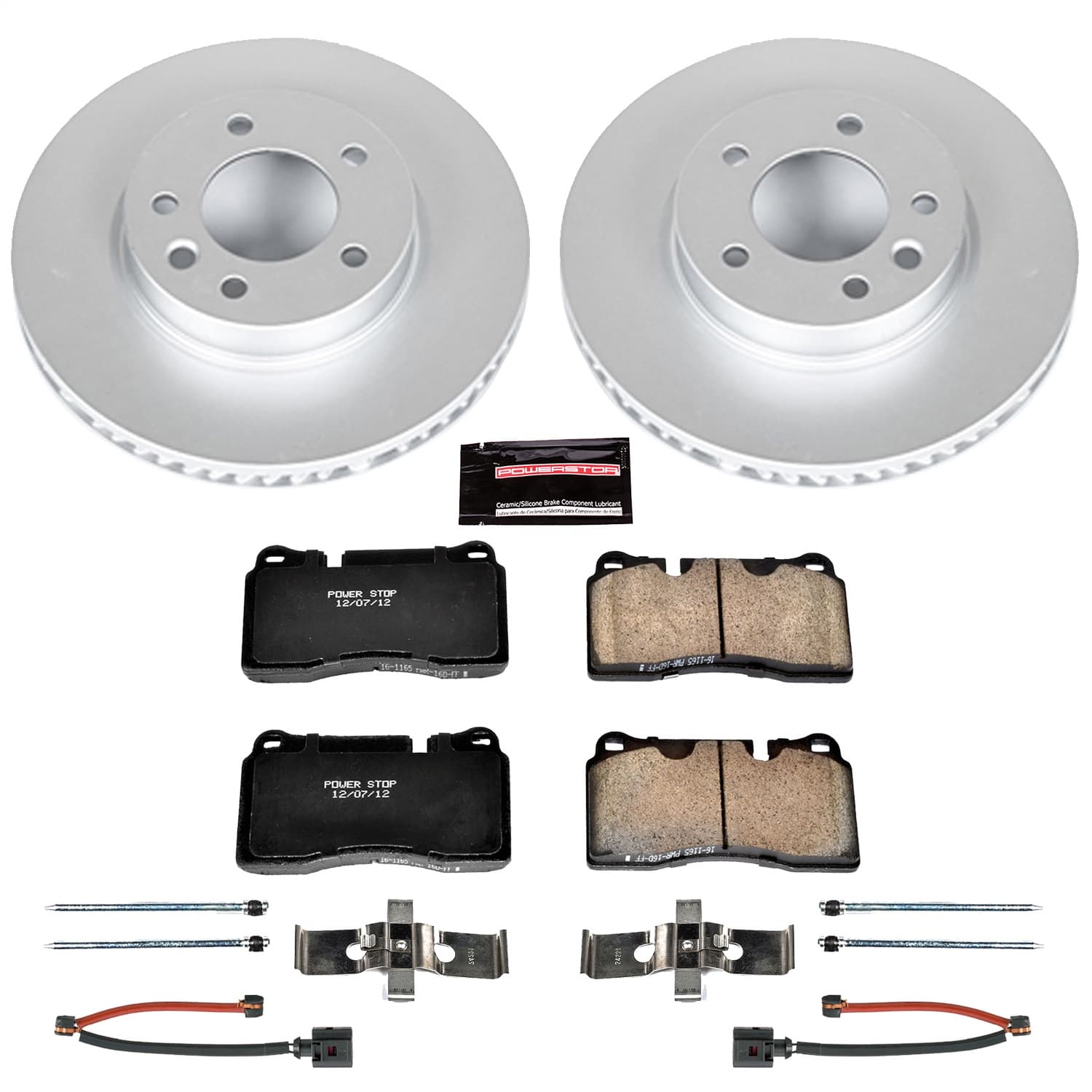 Power Stop - CRK4656 - Front - Disc Brake Pad and Rotor Kit image 1