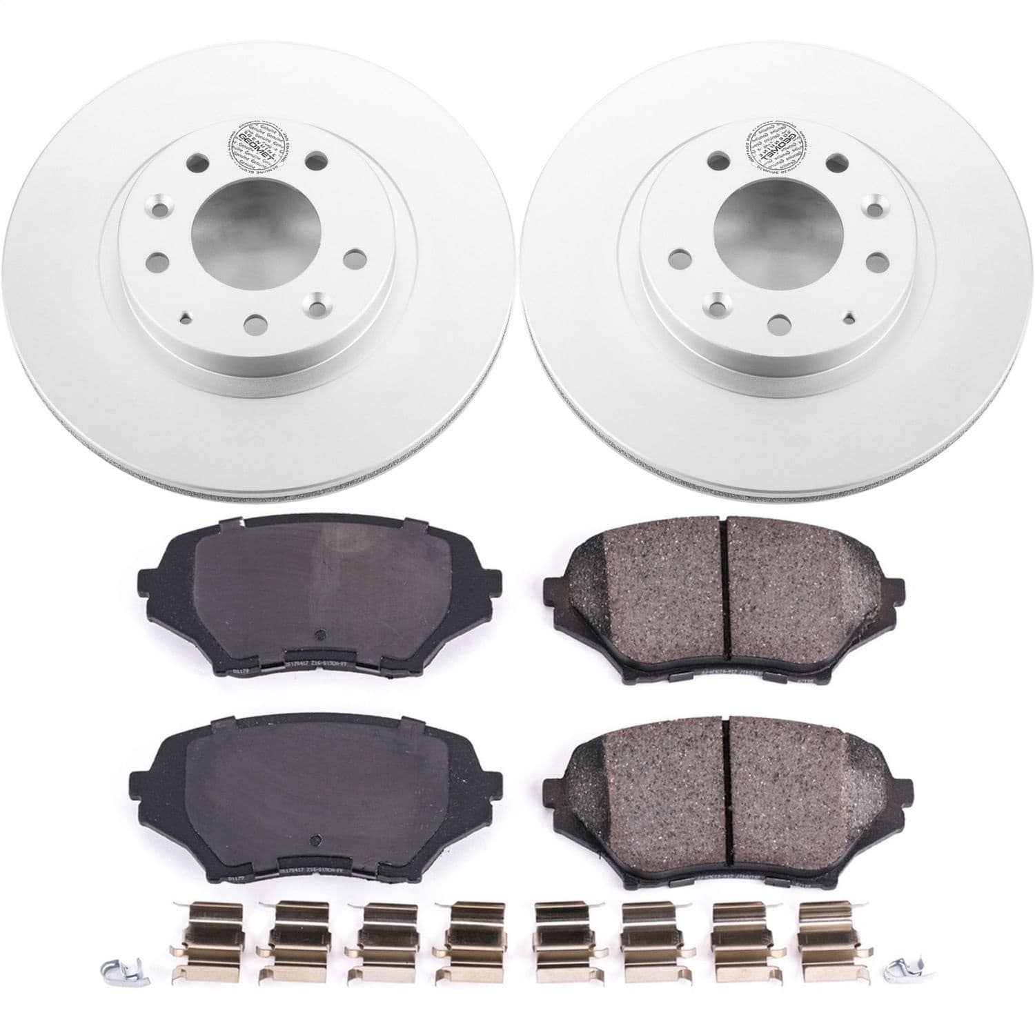 Power Stop - CRK4659 - Front - Disc Brake Pad and Rotor Kit image 1