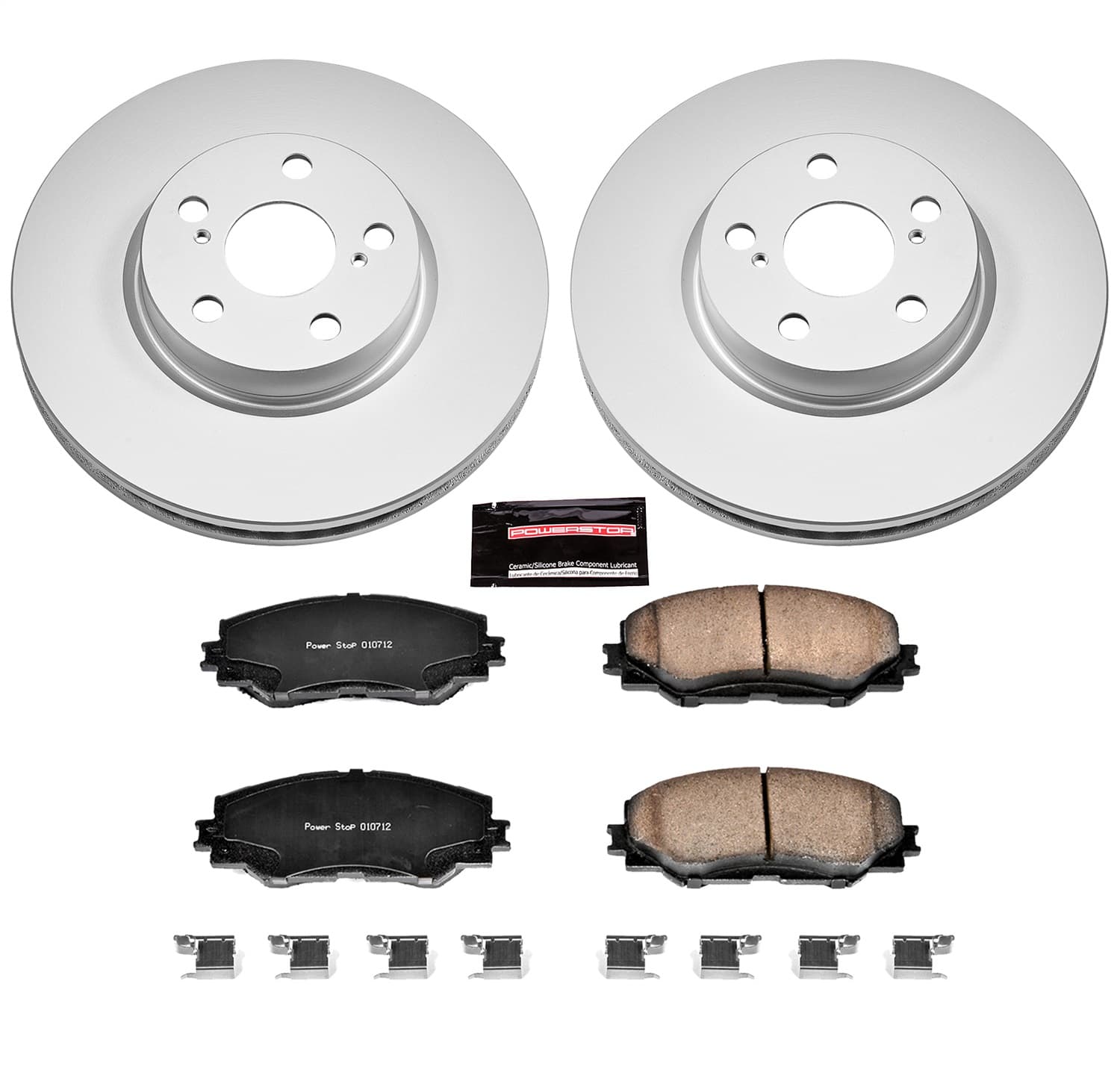 Power Stop - CRK4669 - Front - Disc Brake Pad and Rotor Kit image 1