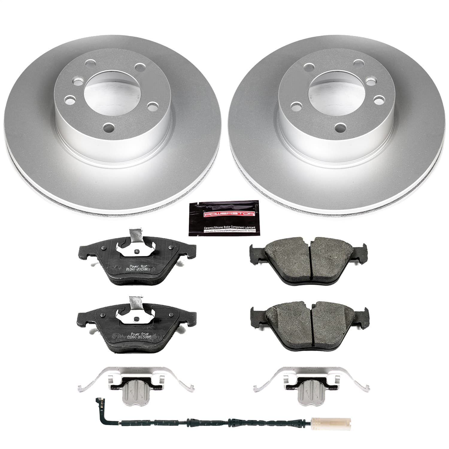Power Stop - CRK4677 - Front - Disc Brake Pad and Rotor Kit image 1