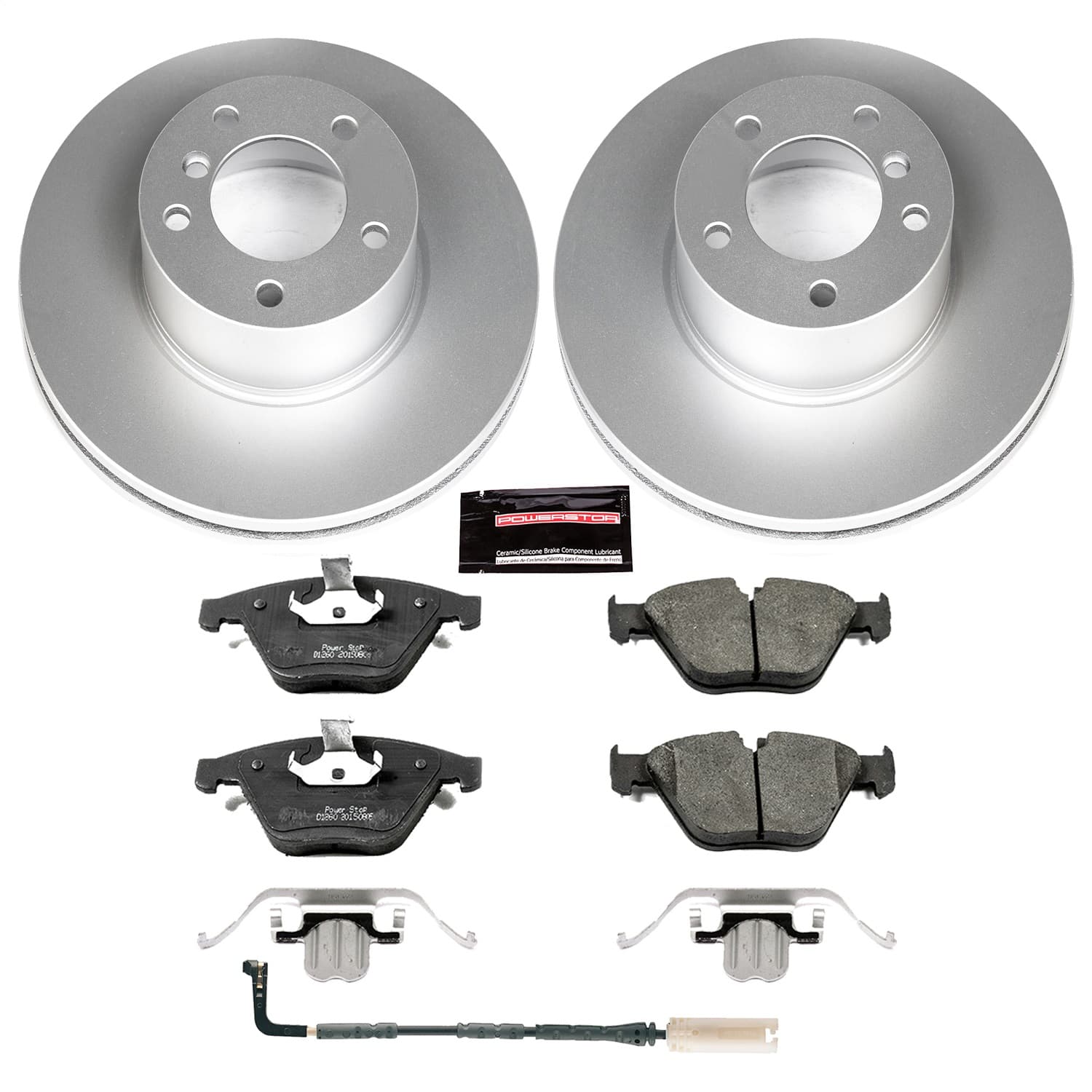 Power Stop - CRK4678 - Front - Disc Brake Pad and Rotor Kit image 1