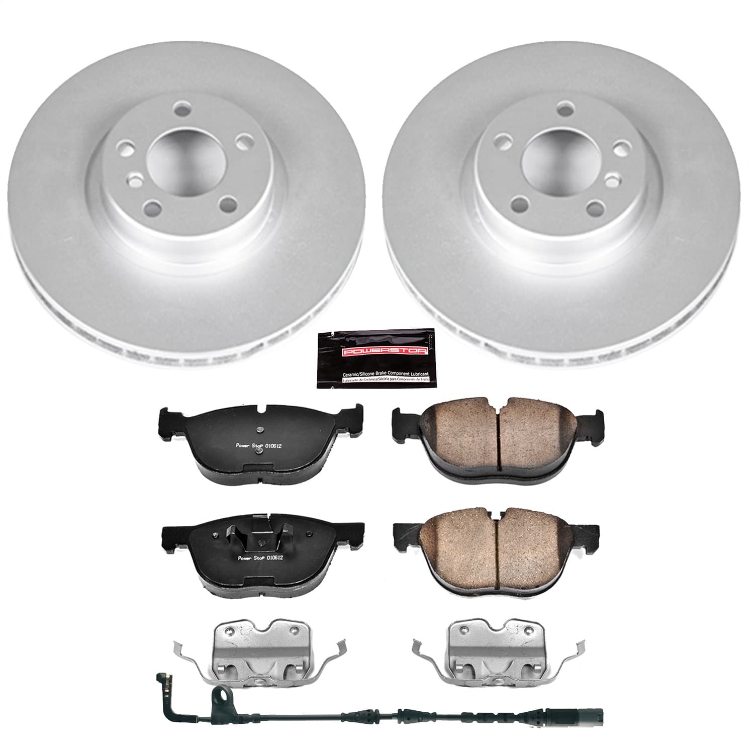 Power Stop - CRK4692 - Front - Disc Brake Pad and Rotor Kit image 1