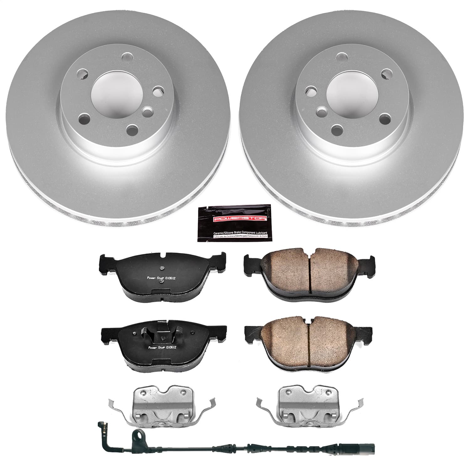 Power Stop - CRK4693 - Front - Disc Brake Pad and Rotor Kit image 1