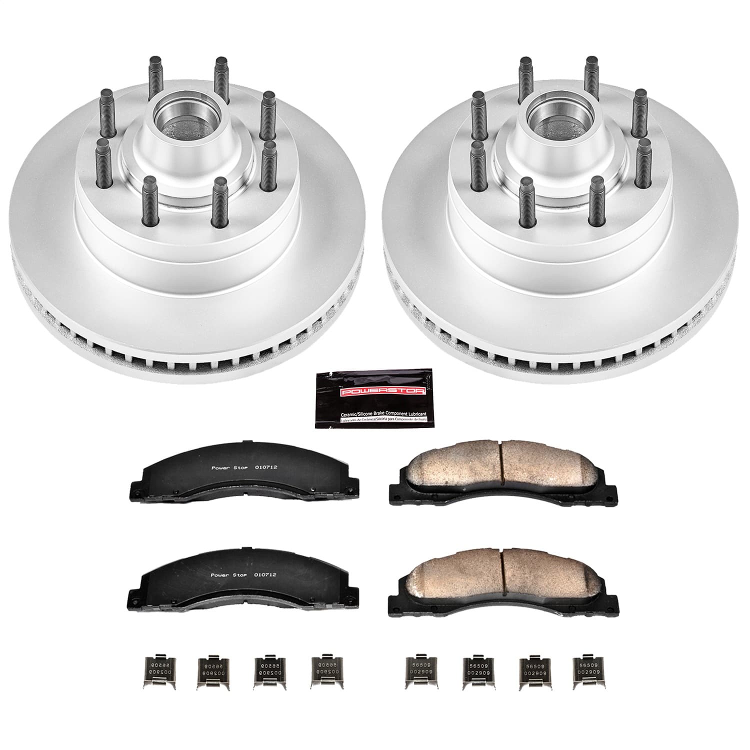 Power Stop - CRK4716 - Front - Disc Brake Pad and Rotor Kit image 1