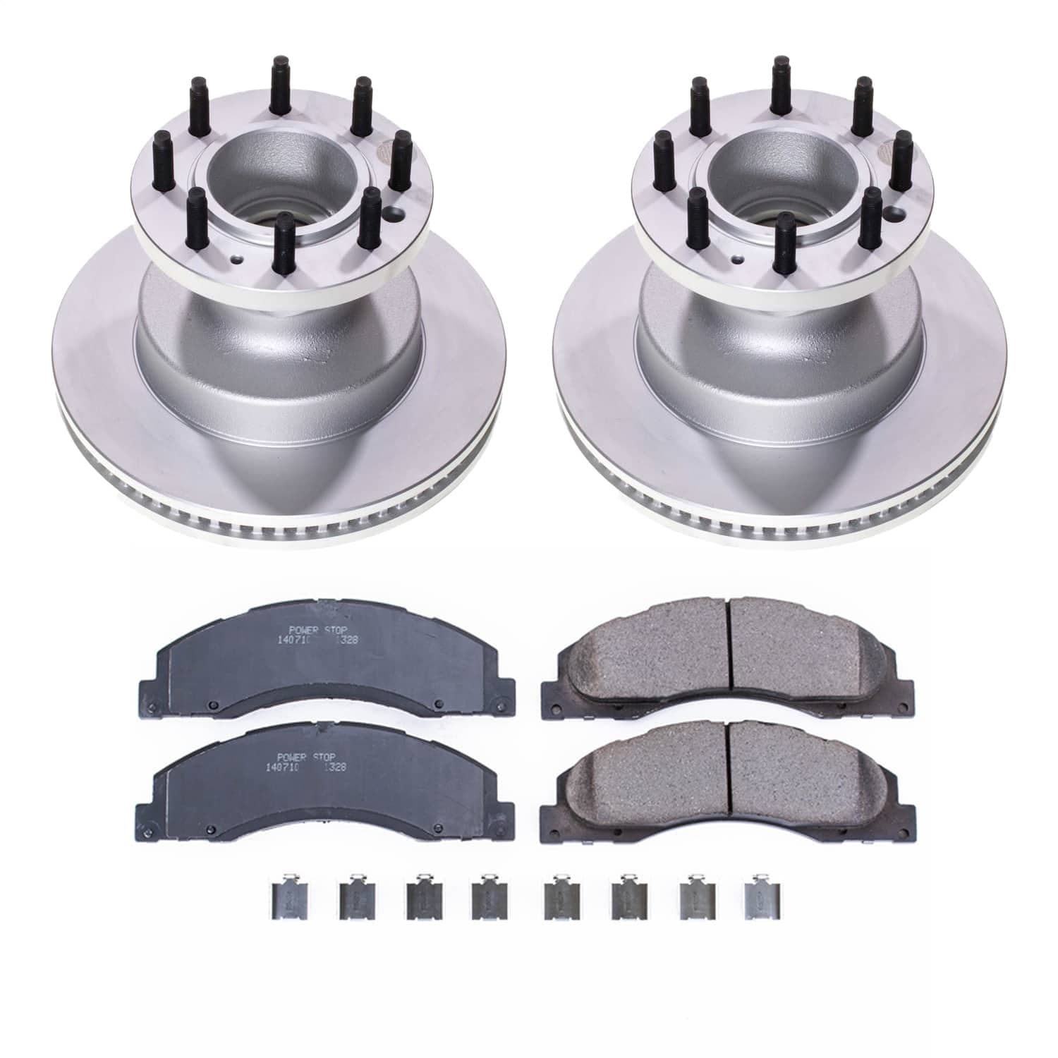 Power Stop - CRK4717 - Front - Disc Brake Pad and Rotor Kit image 1
