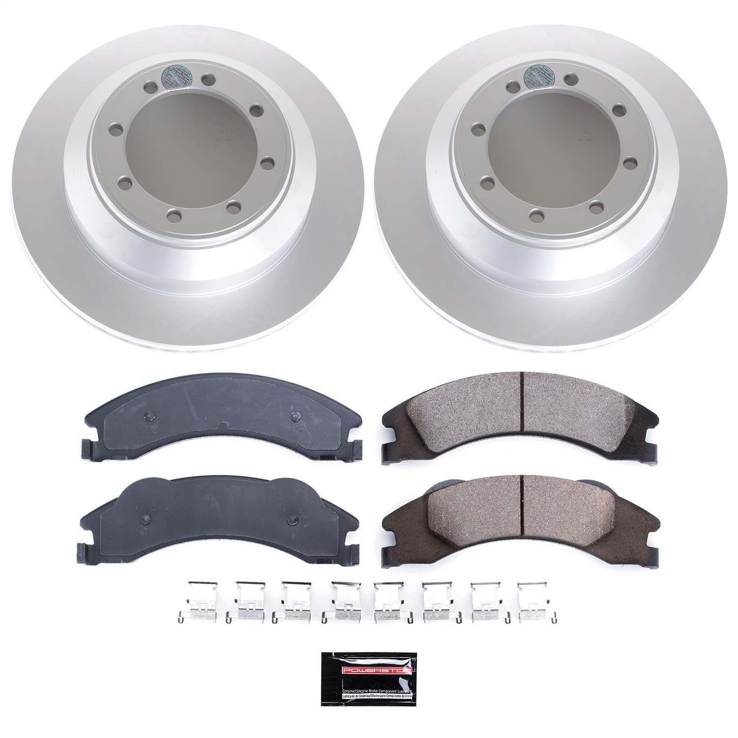 Power Stop - CRK4719 - Rear - Disc Brake Pad and Rotor Kit image 1