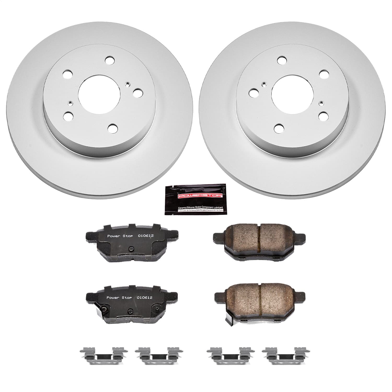 Power Stop - CRK4737 - Rear - Disc Brake Pad and Rotor Kit image 1