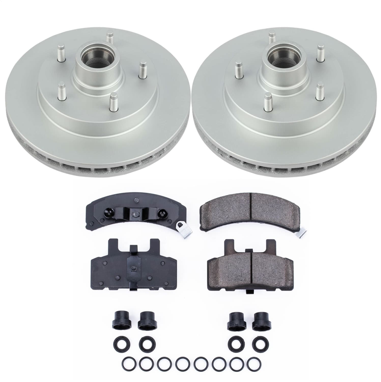 Power Stop - CRK4875 - Front - Disc Brake Pad and Rotor Kit image 1
