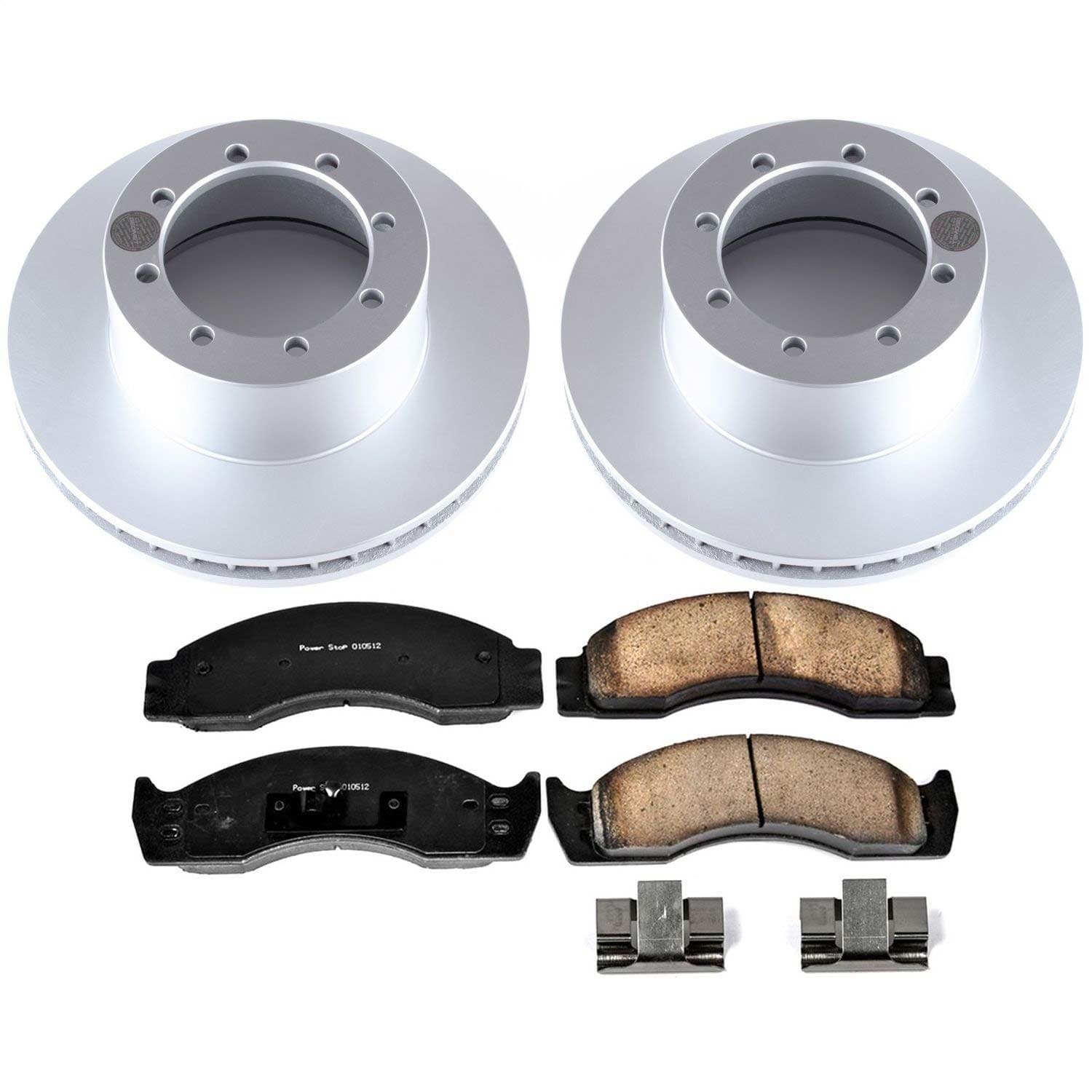 Power Stop - CRK4912 - Rear - Disc Brake Pad and Rotor Kit image 1