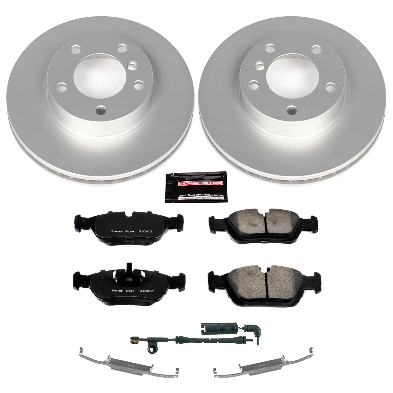 Power Stop - CRK497 - Front - Disc Brake Pad and Rotor Kit image 1