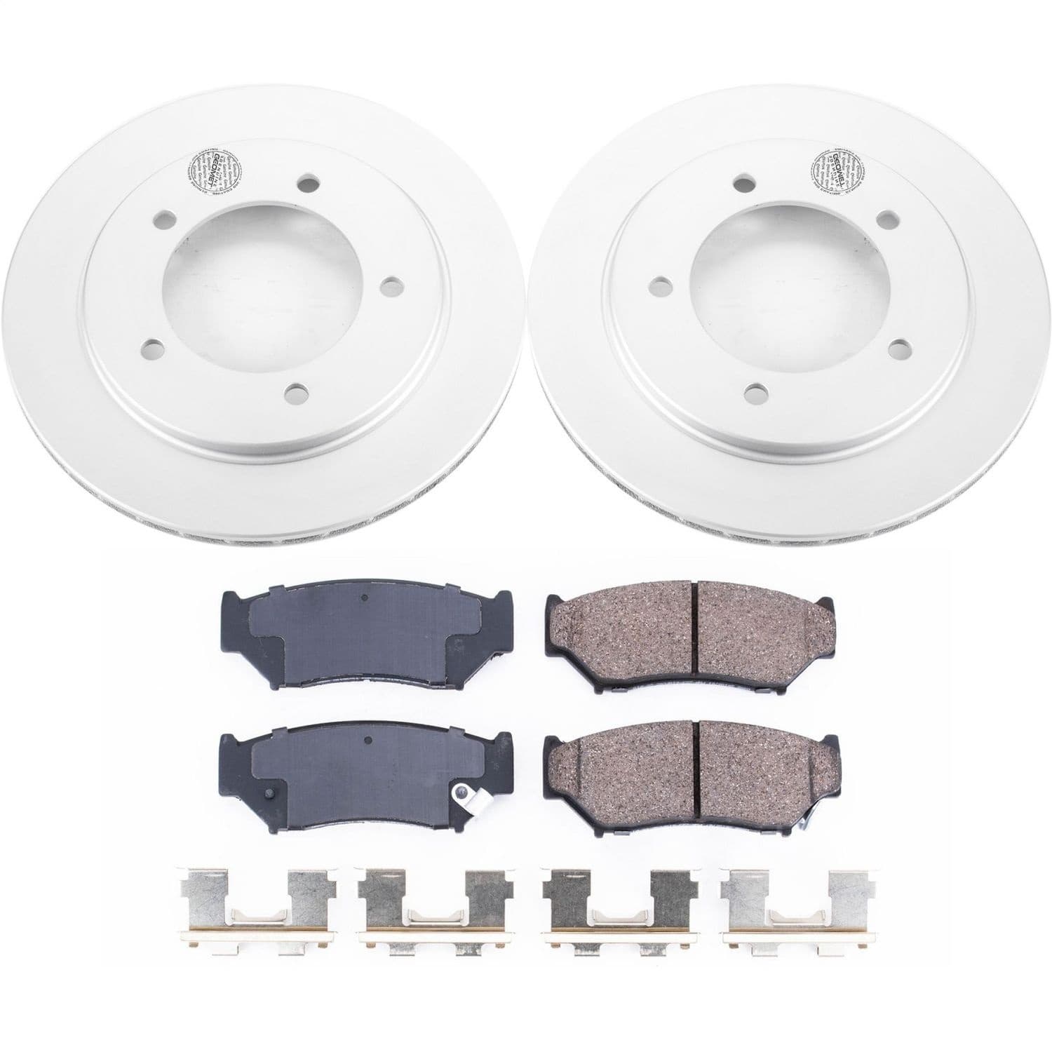 Power Stop - CRK5014 - Front - Disc Brake Pad and Rotor Kit image 1