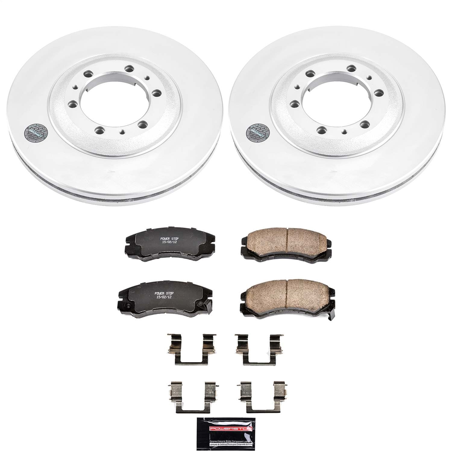 Power Stop - CRK5026 - Front - Disc Brake Pad and Rotor Kit image 1