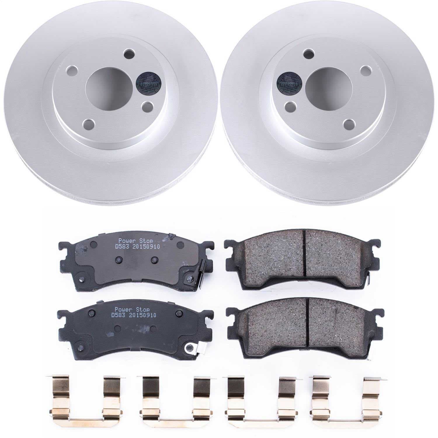 Power Stop - CRK5031 - Front - Disc Brake Pad and Rotor Kit image 1