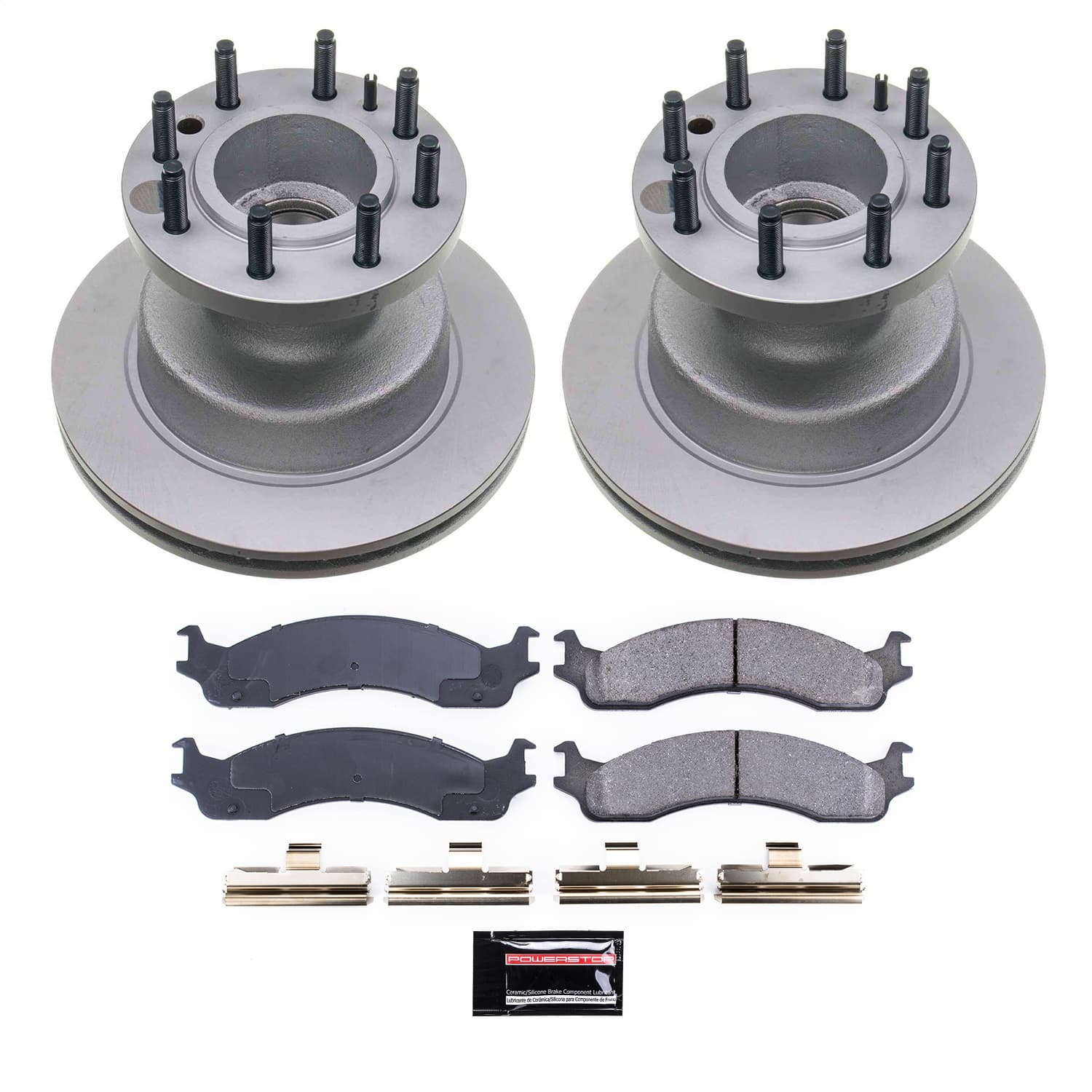 Power Stop - CRK5084 - Front - Disc Brake Pad and Rotor Kit image 1