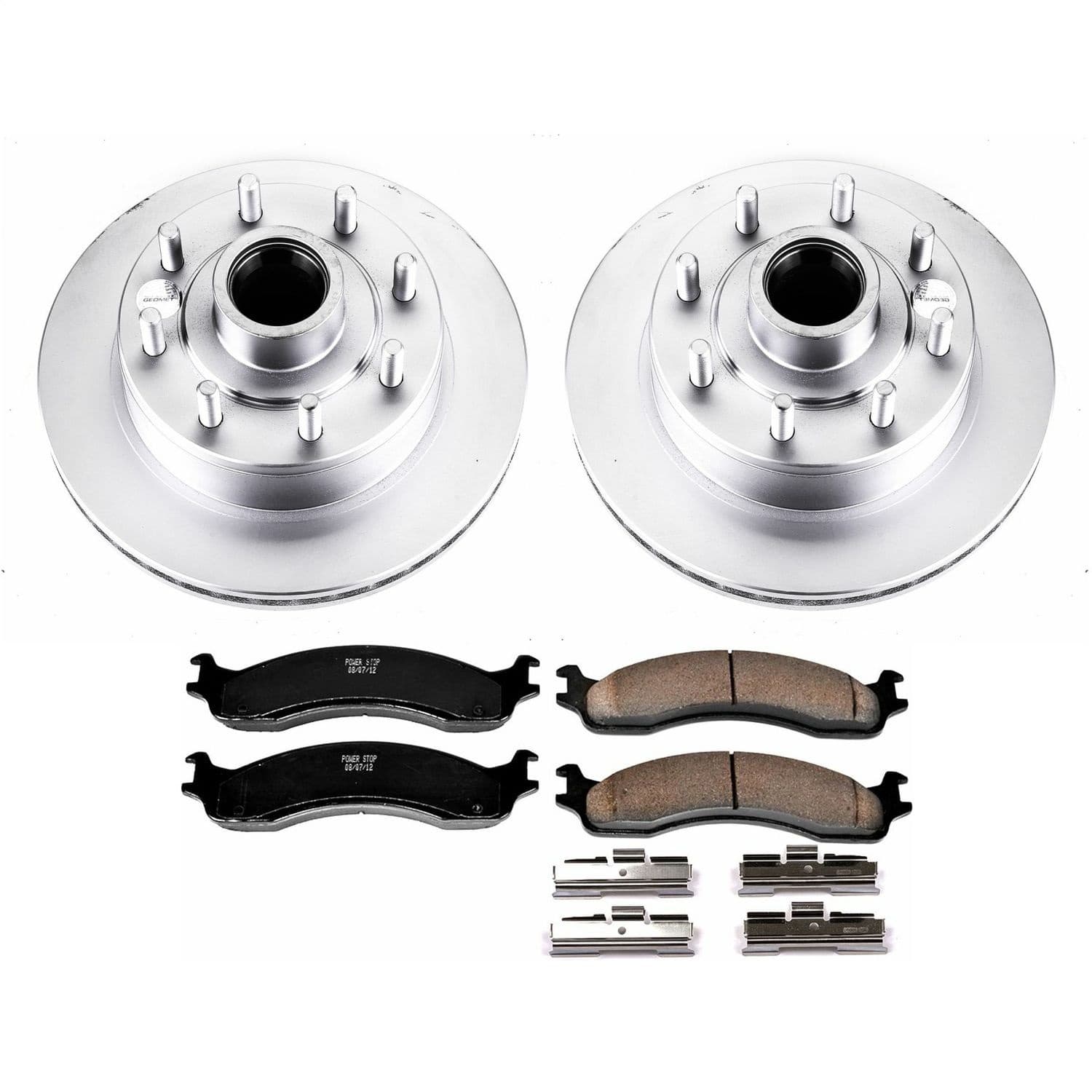 Power Stop - CRK5088 - Front - Disc Brake Pad and Rotor Kit image 1