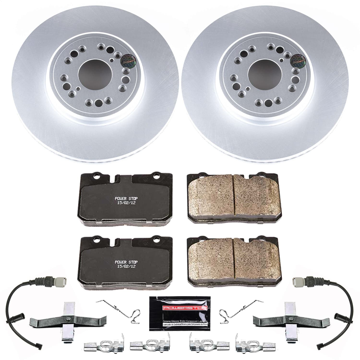 Power Stop - CRK5099 - Front - Disc Brake Pad and Rotor Kit image 1