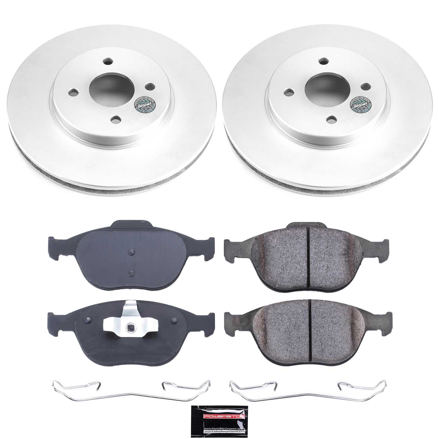 Power Stop - CRK5101 - Front - Disc Brake Pad and Rotor Kit image 1