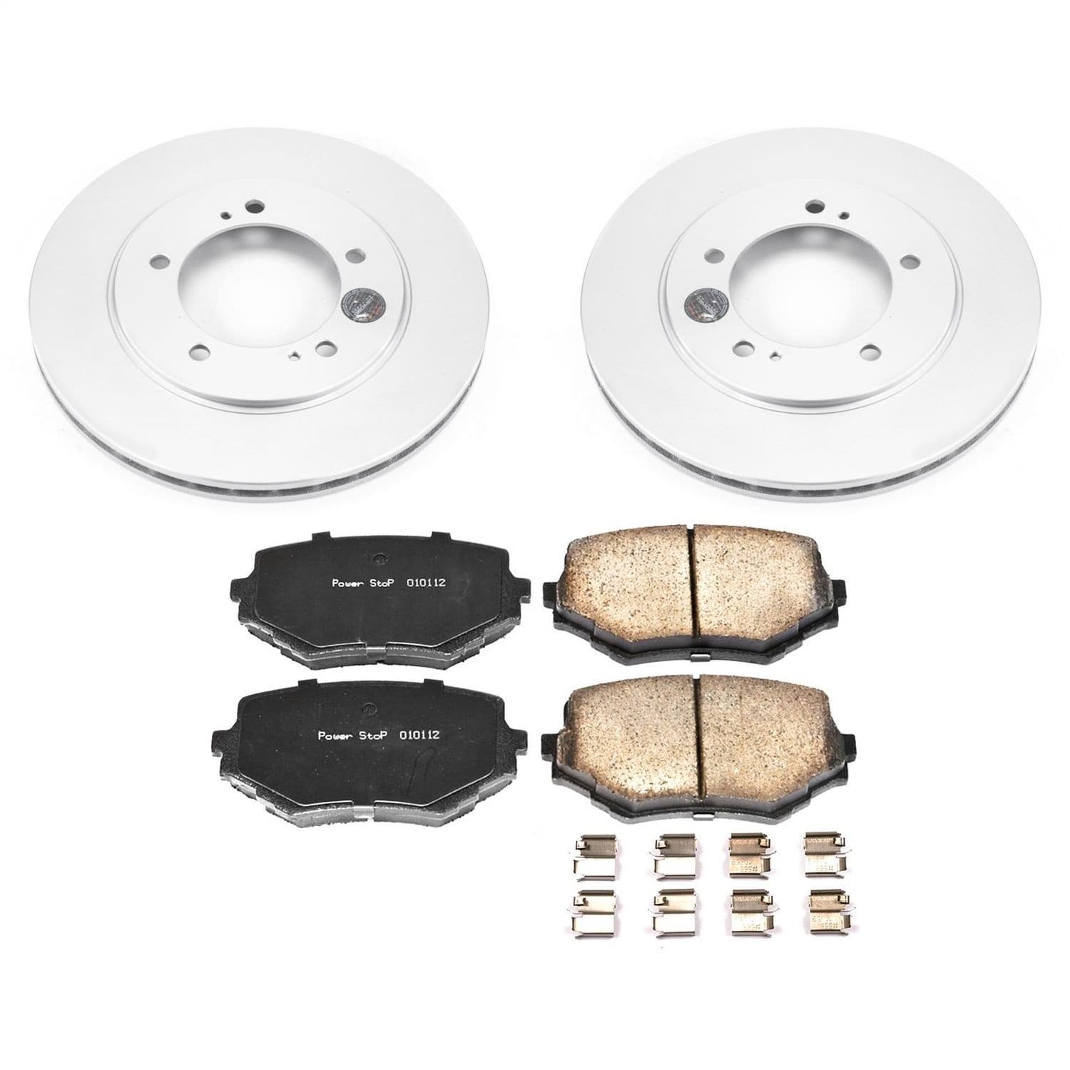 Power Stop - CRK5109 - Front - Disc Brake Pad and Rotor Kit image 1
