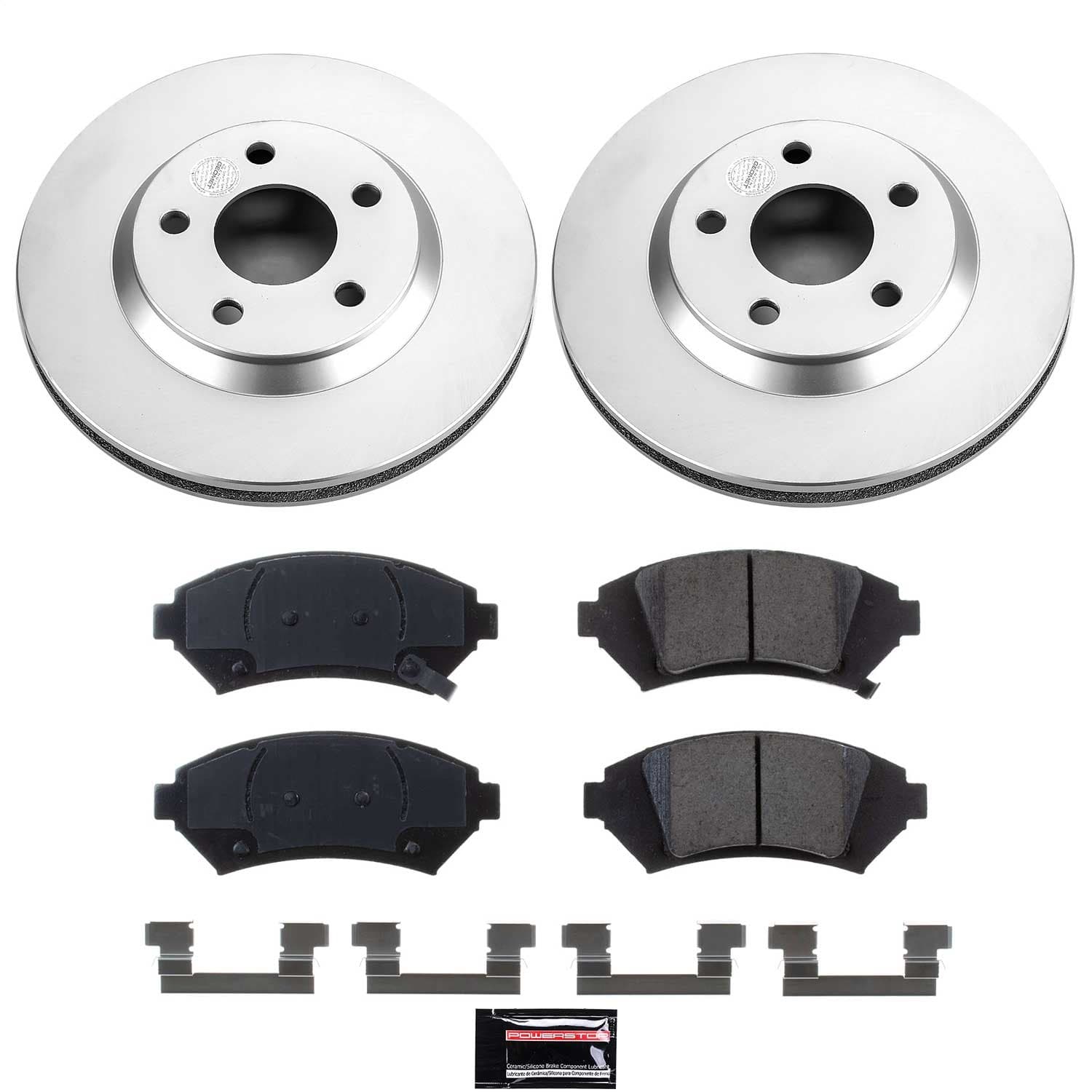 Power Stop - CRK5137 - Front - Disc Brake Pad and Rotor Kit image 1