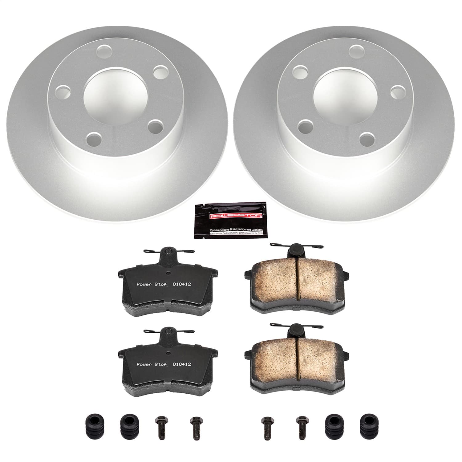 Power Stop - CRK514 - Rear - Disc Brake Pad and Rotor Kit image 1