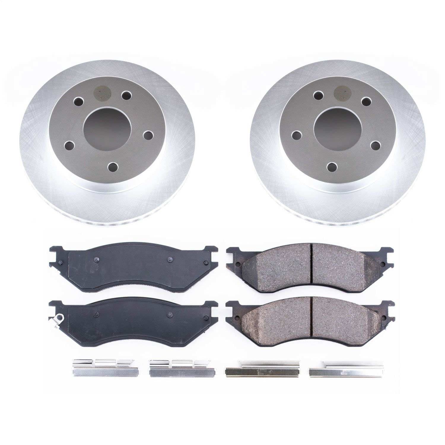 Power Stop - CRK5142 - Front - Disc Brake Pad and Rotor Kit image 1
