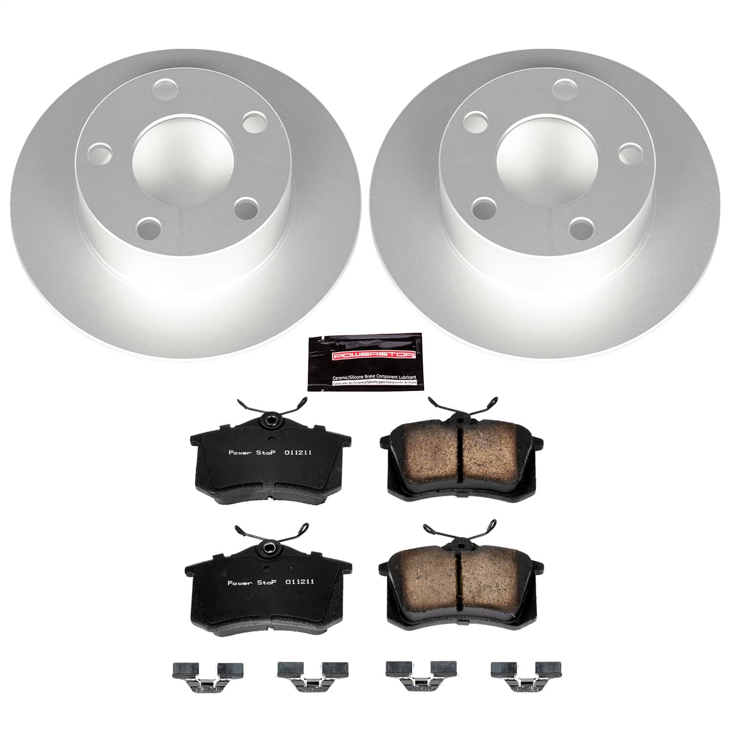 Power Stop - CRK515 - Rear - Disc Brake Pad and Rotor Kit image 1
