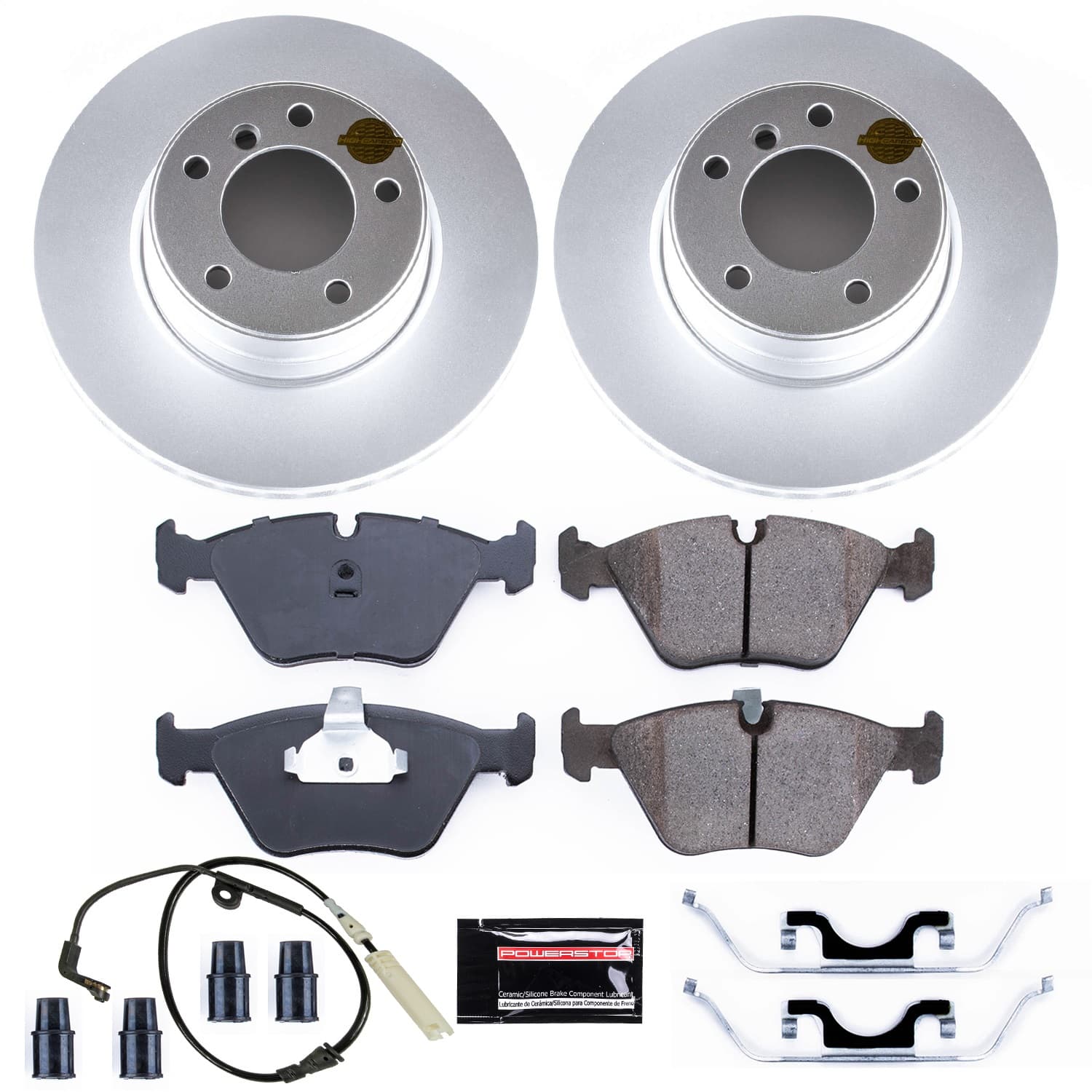 Power Stop - CRK5156 - Front - Disc Brake Pad and Rotor Kit image 1