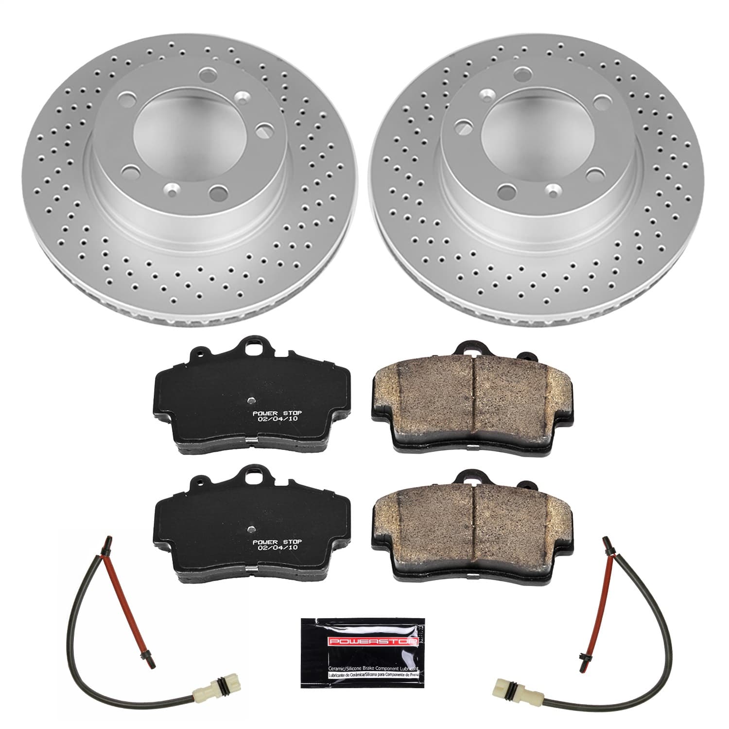 Power Stop - CRK5162 - Front - Disc Brake Pad and Rotor Kit image 1